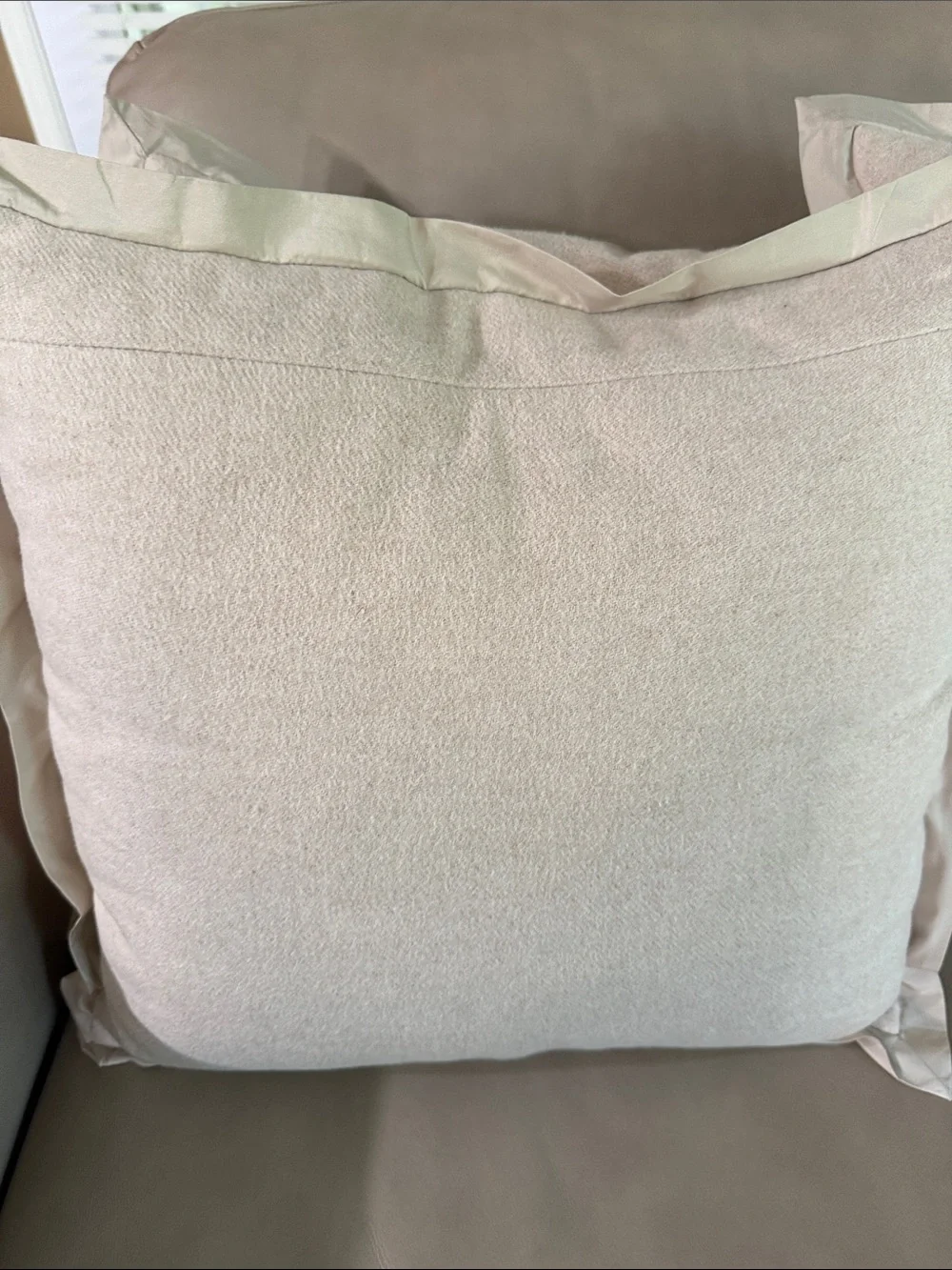 Neutral Cream Decorative Throw Pillow - Set